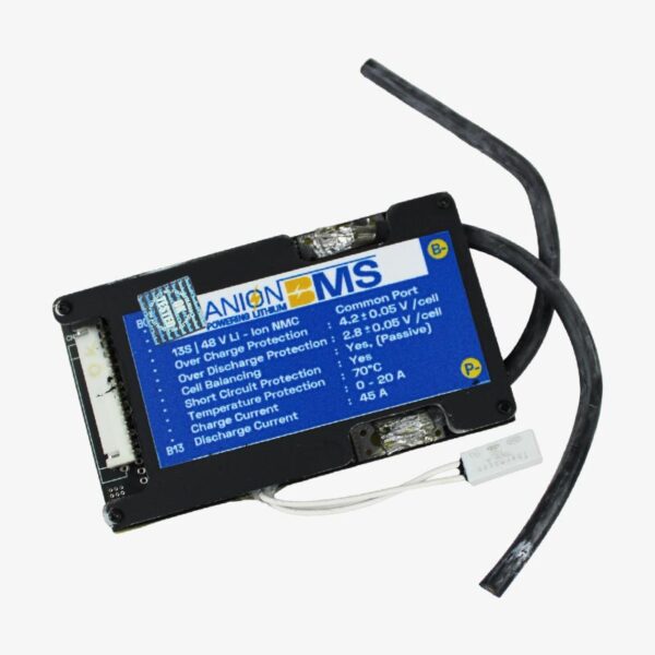 13S 48V 45A BMS for Lithium Ion NMC Battery With Cell Balancing (Common Port) - Image 2