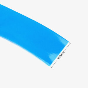 150mm PVC Heat Shrink Sleeve for Lithium Battery Pack - 1 Meter (Blue)