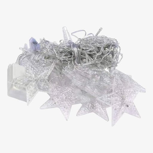 16 Star V Shaped Gateway Curtain String Lights with 8 Flashing Modes For Christmas/ Home Decoration - Image 5