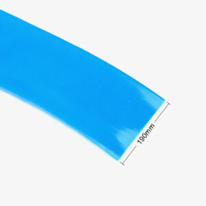 190mm PVC Heat Shrink Sleeve for Lithium Battery Pack - 1 Meter (Blue)