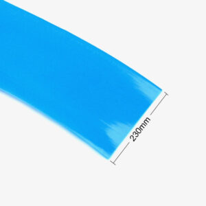 230mm PVC Heat Shrink Sleeve for Lithium Battery Pack - 1 Meter (Blue)