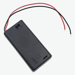 2 x AA Battery Holder with Cover and ON/OFF Switch - 3V Output