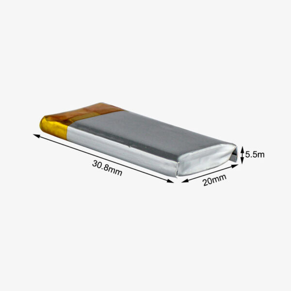 3.7V 480mAH Li-Po Rechargeable Battery (KP 502030) - Image 2