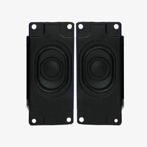 4 ohm 2.5 Watt Speaker Pair for LED/LCD TV Rectangle Shape - Image 3