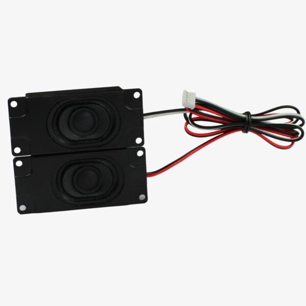 4 ohm 2.5 Watt Speaker Pair for LED/LCD TV Rectangle Shape - Image 2