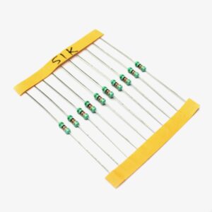 51K ohm, 1/4 Watt Resistor with 5% tolerance (Pack of 10)