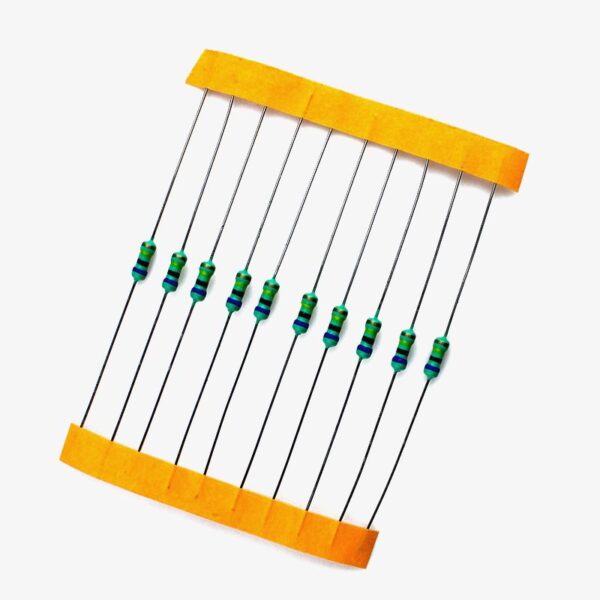 680K ohm, 1/4 Watt Resistor with 5% tolerance (Pack of 10)