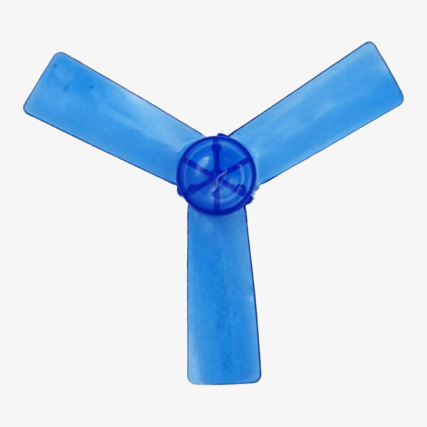 DC Motor Fan Blade 3-Wing Fan For Toy Motor Rectangular Blade- 4.5 Inches - Image 2