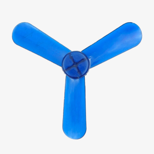DC Motor Fan Blade 3-Wing Fan For Toy Motor Curved Blade - 4.5 Inches - Image 2