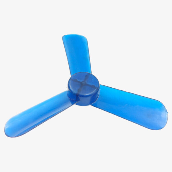 DC Motor Fan Blade 3-Wing Fan For Toy Motor Curved Blade - 4.5 Inches