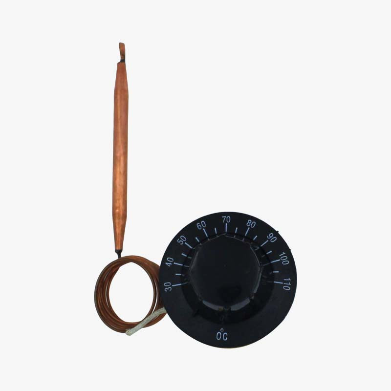 Elcon Gold Mini Capillary Thermostat Temperature Range 30-110 deg C (MM-106) - Temperature control switch