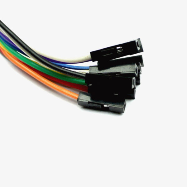 Female Jumper Wires with Alligator Clips (20 cm) - 10pcs Crocodile Dupont Female Connector - Image 2