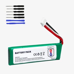 WATTNINE JBL Flip 4 Battery Replacement Kit  - 3.7V 3200mAh High Quality Lipo battery with tools for Home Replacement