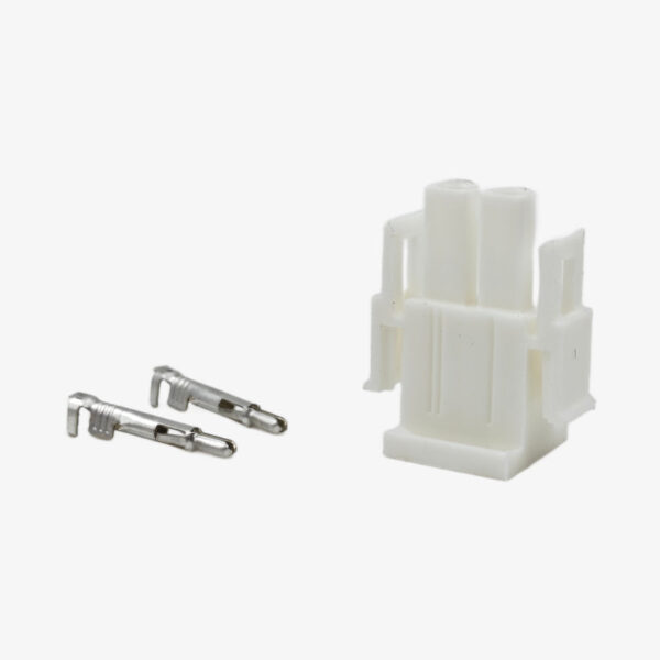 Molex 2.13mm Diameter MLX Power Crimp Housing Plug (2 Circuit) with MLX Male Crimp Terminal Set - Image 5
