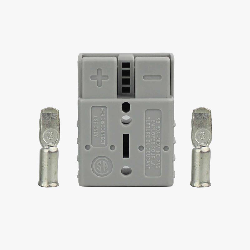 SB50 Anderson Connector Set - 600V and 50A - Grey Connector