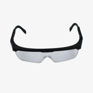 Safety Goggles with Side Protection and Adjustable Temples for Universal Fit